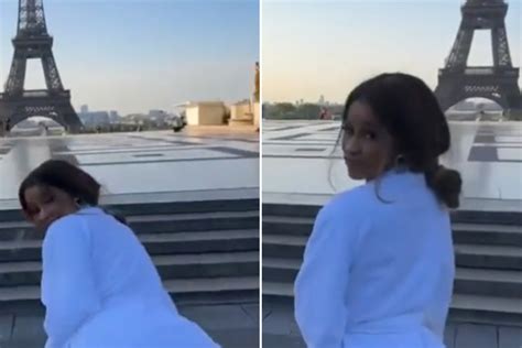 cardi b tub video|Cardi B Twerks in Bath, in Front of Eiffel Tower to 'Point.